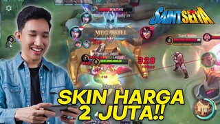 REVIEW SKIN BADANG SAINT SEIYA!! EFEK NYA KEREN PARAH - Mobile Legends