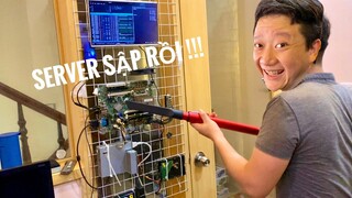 (Vlog) Hút bụi cho dàn server tự chế tại DUT Studio, anh em cter sắp có website riêng nhé =)))