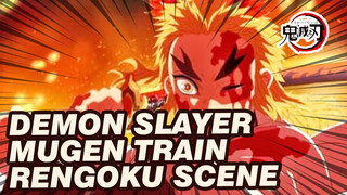 [Demon Slayer Mugen Train] Sad Scene! Rengoku's Last Flaming Breath!!!