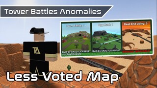 Less Voted Map | Game Anomalies | Tower Battles [ROBLOX]