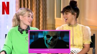 FEAR STREET Cast Rewatches Their Favorite Death Scene With Kiana Madeira & Olivia Welch | Netflix