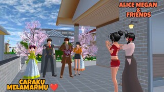 ALICE MEGAN & FRIENDS [ALICE DILAMAR KAK JOSUA] SAKURA SCHOOL SIMULATOR