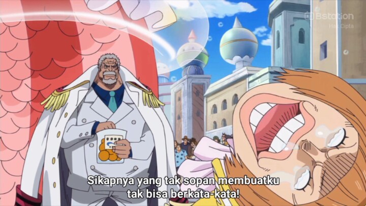 ceplas-ceplos nya garp nurun ke luffy🤣 kakek sama cucu emang sama aja 🤣