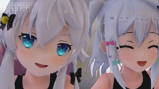 【MMD·改模配布】双倍的快乐 スク水·狗妈&犬山玉姬【おちゃめ機能-辛略ver】