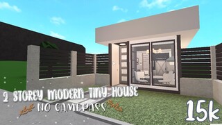 MODERN 2 STORY TINY HOUSE (No Gamepass) | Bloxburg