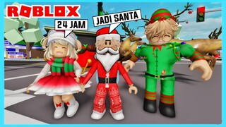 24 Jam Menjadi Santa Claus Di Roblox Brookhaven ft @Shasyaalala