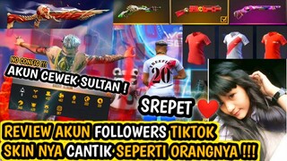 BONGKAR VAULT || REVIEW AKUN FF FOLLOWERS TIKTOK Punya Cewe CantiK❗