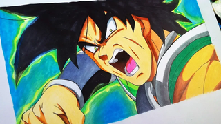 🌀Dragon Ball Super Movie Broly Drawing อัลตร้าสัญชาตญาณ โบรลี่ 🌀