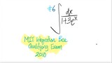 #6 2010 MIT Integration Bee Qualifying Exam