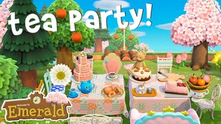 fairy tea party build!! 🧚‍♀️ (animal crossing: new horizons)