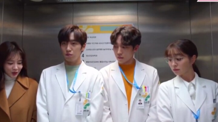 [Have been married once] This embarrassing elevator quartet is laughing to death