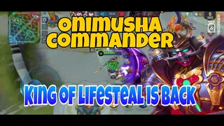 The Forgotten Hero I Best Fighter in Mobile Legends I Onimusha Commander I Alpha by Chano Gaming