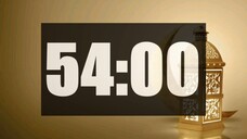 54 Minute Timer | Loud Alarm | Time call