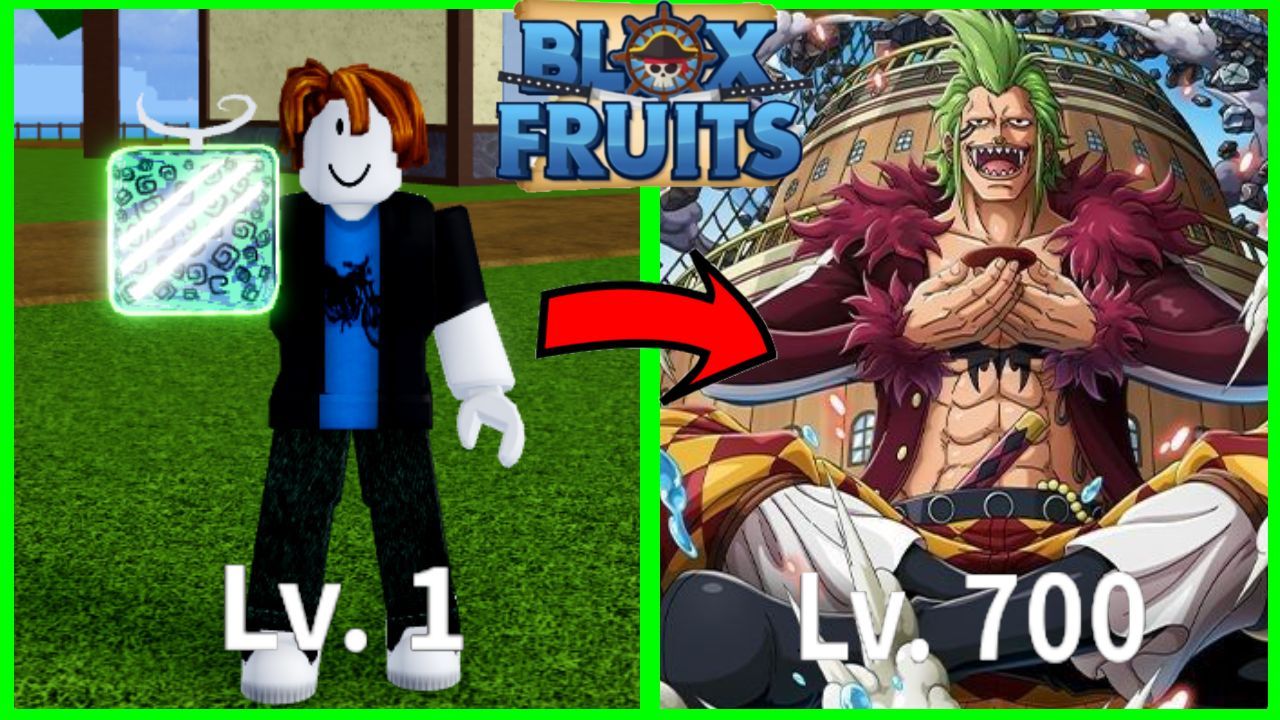 Noob to Max Using Control Fruit in Bloxfruits 