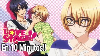 ❤EL CHICO OTAKU QUE SE ENAMORO DE UN ACTOR!! | Resumen de Love stage en 10 Minutos