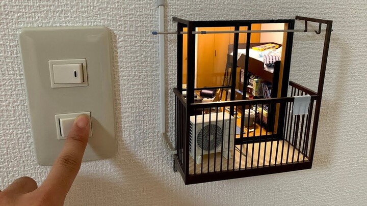 Buat Miniatur Ruangan di Dinding...