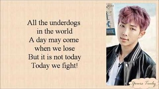 BTS (방탄소년단) - Not Today (Easy Lyrics)