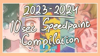 COMPILATION — 2023-2024 My Artworks Speedpaint