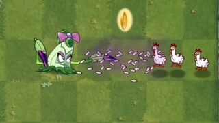 พืชชนิดใดที่สามารถเอาชนะไก่ได้ 50 ตัว (pvz cricket fight 6)