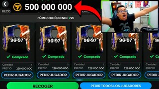 💸 GASTAMOS 500 MILLONES DE MONEDAS en FC MOBILE 24 para ABRIR EL MEJOR SOBRE DEL JUEGO *Pack Opening