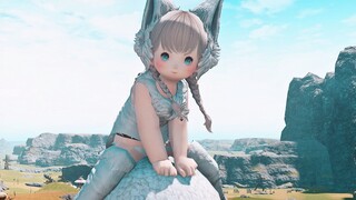 【FF14/Lala Fei】Lala Fei's wife is so cute OVO