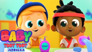 Cuci tangan Anda | Puisi untuk anak | Bayi sajak | Baby Toot Toot Indonesia | Video prasekolah