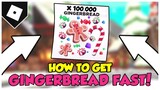 FASTEST WAY TO EARN GINGERBREAD in Adopt Me's 2021 Winter Event! *ALL MINIGAMES* [ROBLOX]