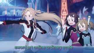 sword art online: ordinary scale