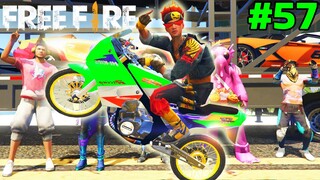 Free Fire ยอดนักซิ่ง ย้ายบ้านใหม่ EP57 | GTA V Mod