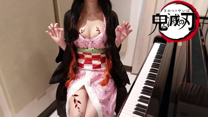 【来跟姐学钢琴】鬼滅の刃 OP 紅莲华 LiSA  Demon  Slayer