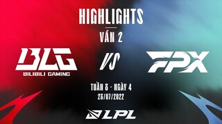 BLG vs FPX | Highlights - Game 2 | Tuần 8 Ngày 4 | LPL Mùa Hè 2022