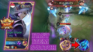 LING INSANE ITEM SWITCH! LING NIGHT SHADE GAMEPLAY