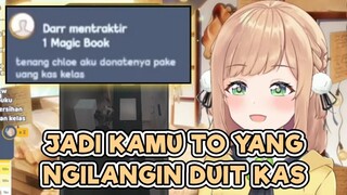 Ketika bendahara kelas kalian seorang simper gini jadinya