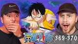 LUFFY GETS POWERED UP!? Strawhats VS Moria!- One Piece Episode 369 & 370 REACTION + REVIEW!