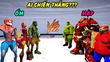 GTA 5 - Spiderman Hulk Ironman Ốm và Mập thi đua - Ai giành chiến thắng | GHTG