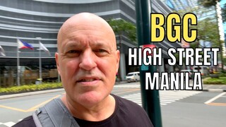 WALKING AROUND BONIFACIO HIGH STREET IN MANILA PHILIPPINES