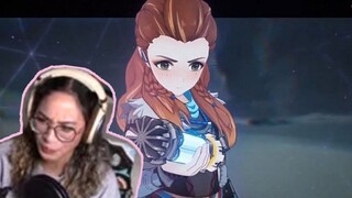 Aloy x Genshin Impact Gamescom reaction! | Lorie on Twitch