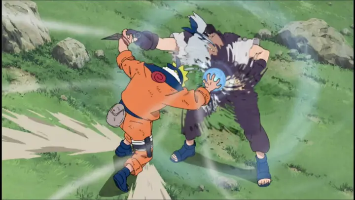Naruto Rasengan for the first time Naruto vs kabuto