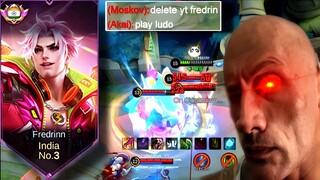 Fredrinn 1v5 Gone Wrong ❌😂| Solo queue mlbb | Fredrinn jungle gameplay | Mobile Legends