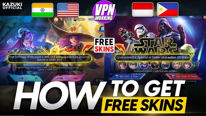 HOW TO GET FREE SKINS FROM STAR WARS & BOUNTY HUNTER