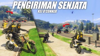 CEGAT PENGIRIMAN SENJATA ! PERANG BESAR DITENGAH PERJALANAN !! GTA V ROLEPLAY