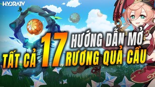 Genshin Impact Hướng Dẫn Giải Đố 17 Rương Quả Cầu Sự Kiện Đảo Mùa Hè, Quần Đảo Táo Vàng HydraTV