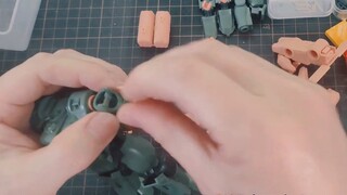 Private engraving techniques are revealed. Gundam model transformation: Anti-aircraft type Iron Man 