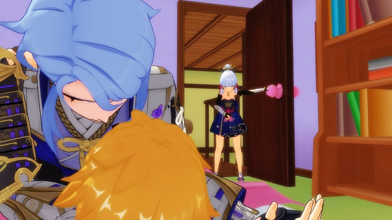 Walked in at the Wrong time (Ayato Ayaka and Thoma) | Genshin Impact -  Bilibili