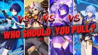 Scaramouche Wanderer / Raiden Shogun / Itto / Ayato - Who Should You Pull For In Genshin Impact 3.3