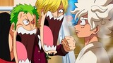 Reação do Zoro e Sanji após Luffy mostrar sua nova transformação - One Piece