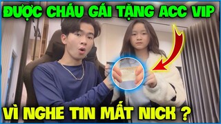 NTN bất ngờ khi cháu gái đến tận nhà " Tặng ACC FF VIP " vì nghe tin mất nick tâm huyết ?