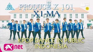 [K-POP IN PUBLIC] PRODUCE X 101 [최초공개]프로듀스 X 101 ′_지마(X1-MA)′ | Dance Cover By SAYCREW Indonesia