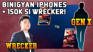 GEN X BINIGYAN NG IPHONE +150K SI WRECKER