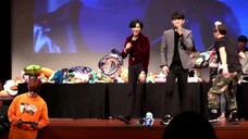 [GOT7] Teacher Park accidentally kicked Squirtle off the stage, and Bam saw it and complained to Jac